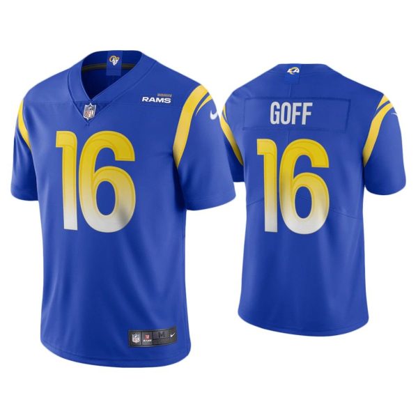 Men 2020 Jared Goff Los Angeles Rams Royal Vapor Limited Jersey