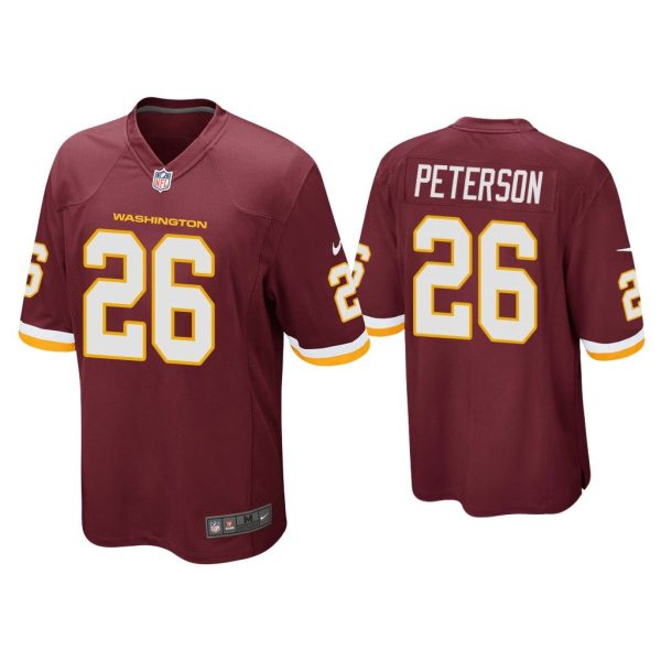 Men Adrian Peterson Washington Football Team Burgundy Game Jersey