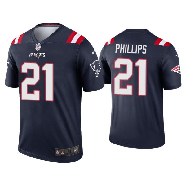 Men Adrian Phillips New England Patriots Navy Legend Jersey