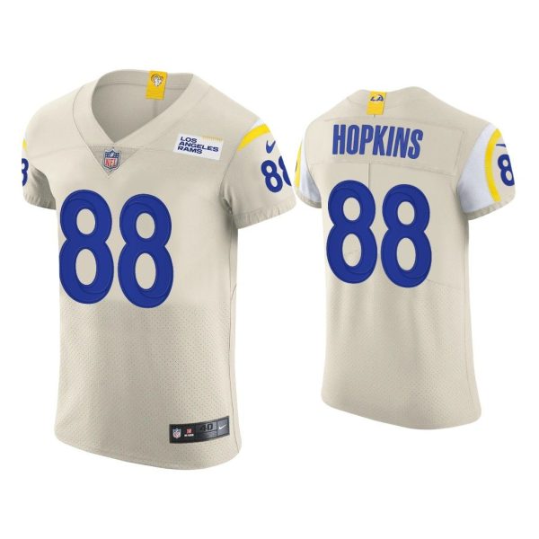 Men Brycen Hopkins Los Angeles Rams Cream Vapor Elite Jersey