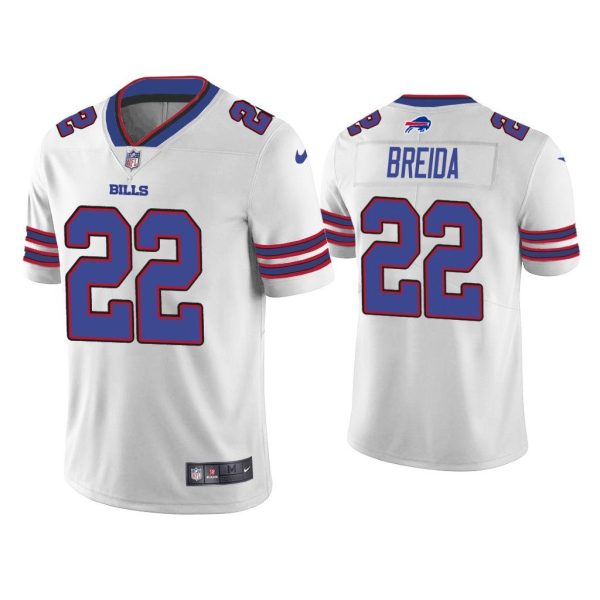 Men Buffalo Bills Matt Breida Vapor Limited White Jersey