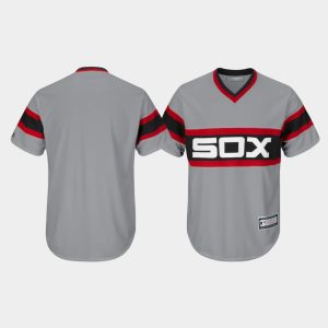 Men Chicago White Sox Gray Cooperstown Collection Replica Big & Tall Jersey
