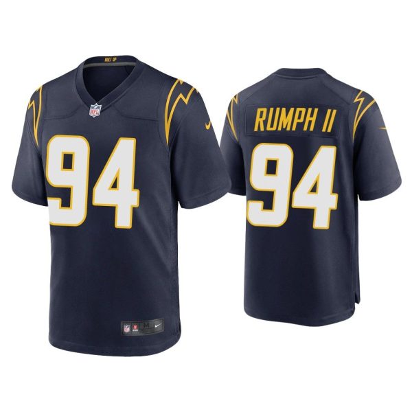 Men Chris Rumph II Los Angeles Chargers Navy Alternate Game Jersey