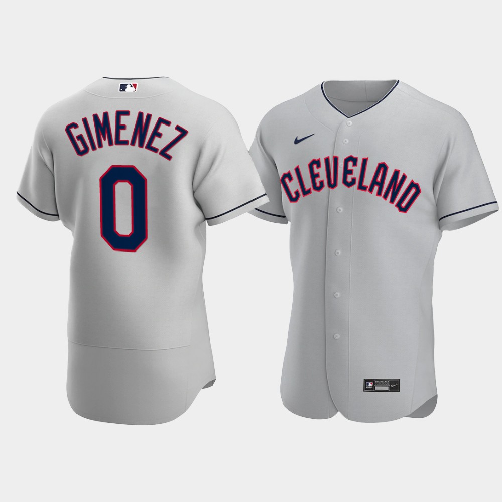 Men Cleveland Guardians Road Andres Gimenez 2022 Gray Jersey – Need A ...