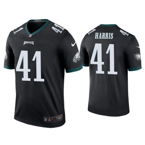 Men Color Rush Legend Anthony Harris Philadelphia Eagles Black Jersey