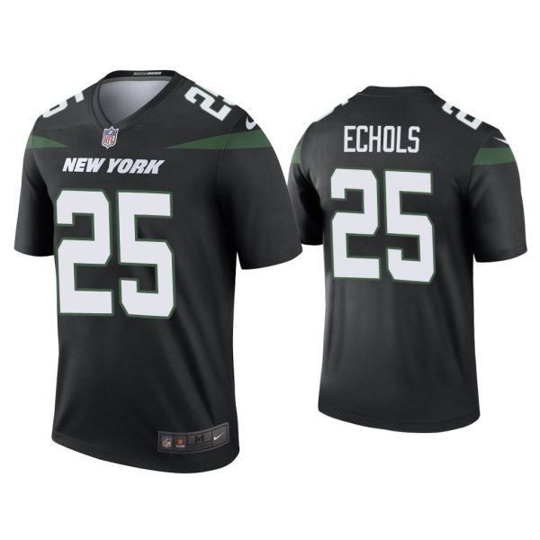 Men Color Rush Legend Brandin Echols New York Jets Black Jersey