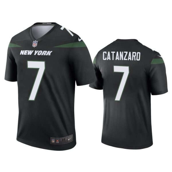 Men Color Rush Legend Chandler Catanzaro #7 New York Jets Black Jersey