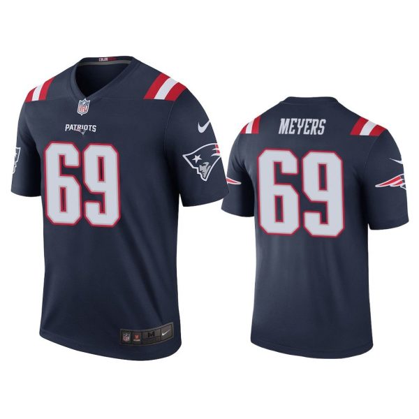 Men Color Rush Legend Jakobi Meyers New England Patriots Navy Jersey
