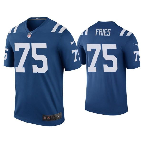 Men Color Rush Legend Will Fries Indianapolis Colts Royal Jersey