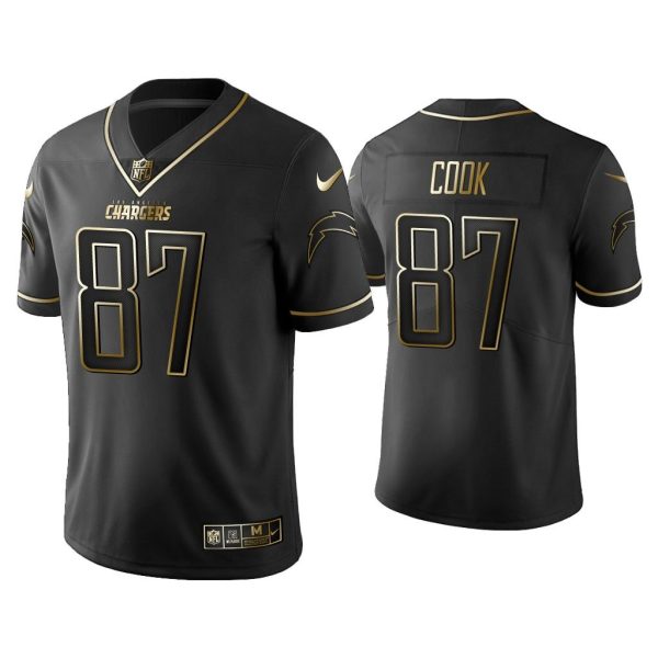 Men Golden Edition Vapor Limited Chargers Jared Cook Black Jersey