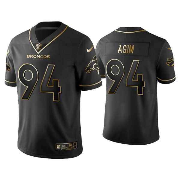Men Golden Edition Vapor Limited Denver Broncos McTelvin Agim Black Jersey