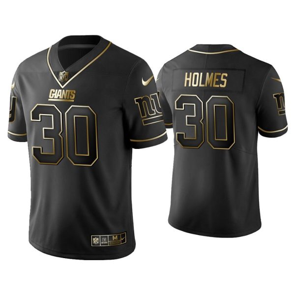 Men Golden Edition Vapor Limited Giants Darnay Holmes Black Jersey