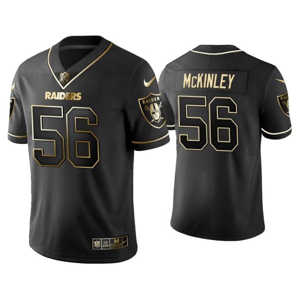 Men Golden Edition Vapor Limited Raiders Takkarist McKinley Black Jersey