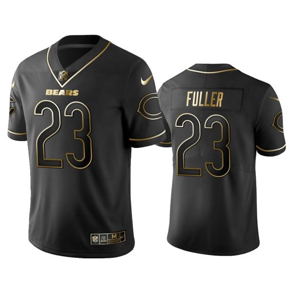Men Golden Edition Vapor Untouchable Limited Chicago Bears #23 Kyle Fuller Black Jersey