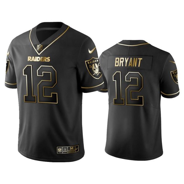 Men Golden Edition Vapor Untouchable Limited Raiders #12 Martavis Bryant Black Jersey