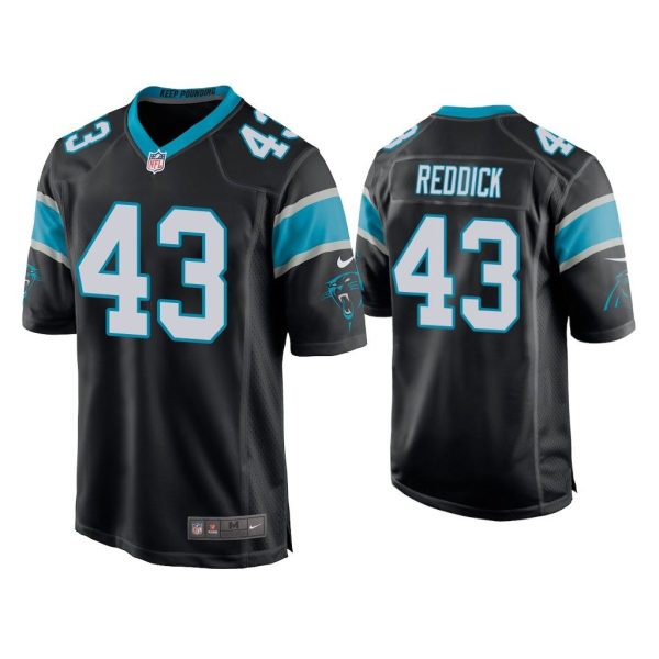 Men Haason Reddick Carolina Panthers Black Game Jersey