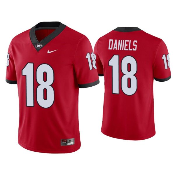 Men JT Daniels Georgia Bulldogs Red College Football Alumni Player Jersey