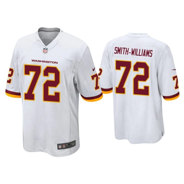 Men James Smith-Williams Washington Football Team White Game Jersey