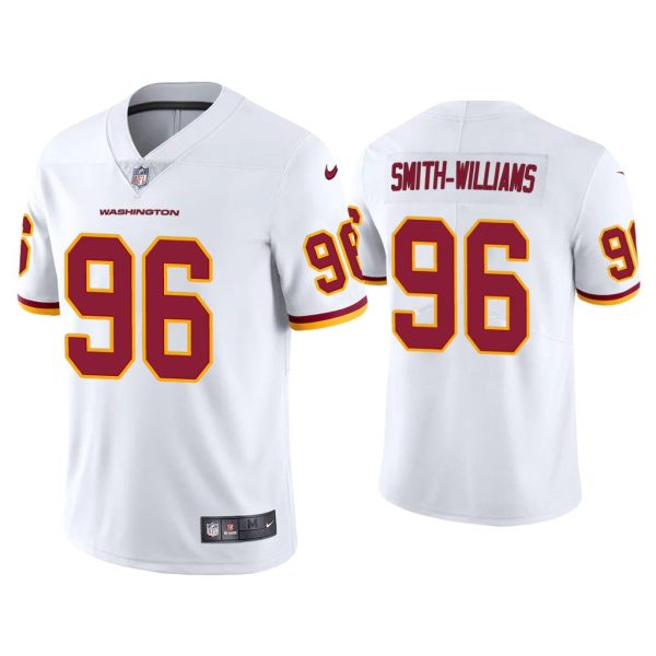 Men James Smith-Williams Washington Football Team White Vapor Limited Jersey
