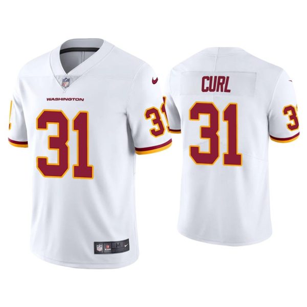 Men Kamren Curl Washington Football Team White Vapor Limited Jersey