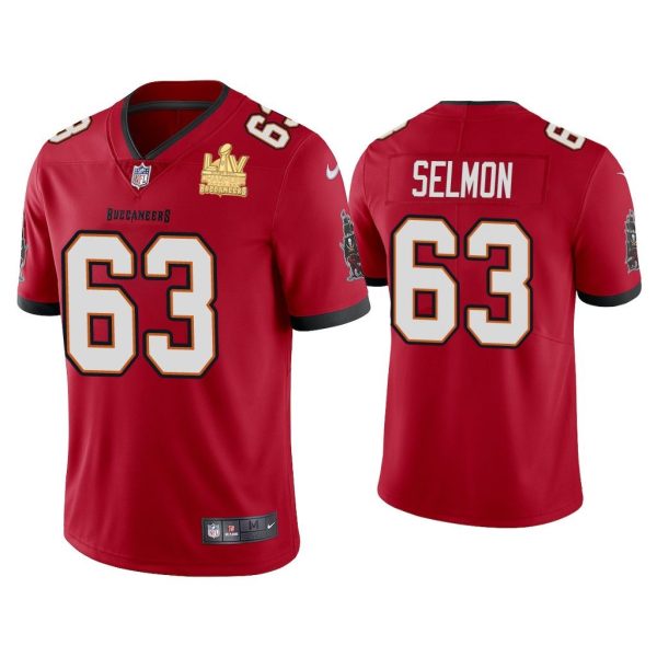 Men Lee Roy Selmon Tampa Bay Buccaneers Super Bowl LV Champions Red Vapor Limited Jersey
