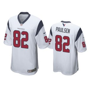 Men Logan Paulsen Houston Texans White Game Jersey
