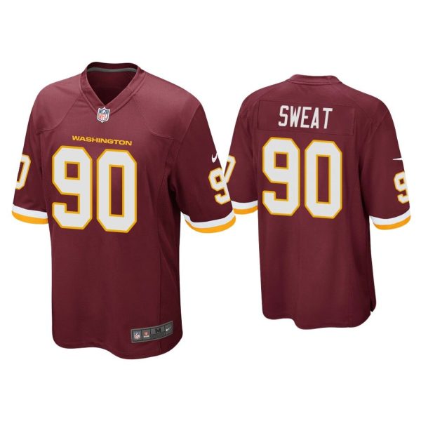 Men Montez Sweat Washington Football Team Burgundy Game Jersey