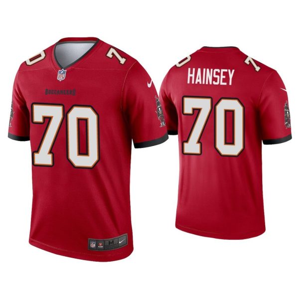 Men Robert Hainsey Tampa Bay Buccaneers Red Legend Jersey