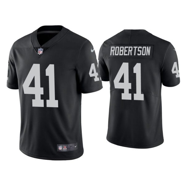 Men Vapor Limited Amik Robertson Raiders Black Jersey