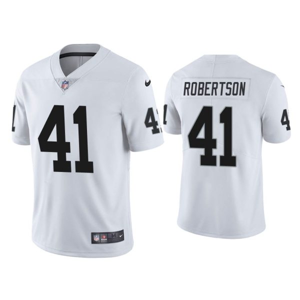 Men Vapor Limited Amik Robertson Raiders White Jersey