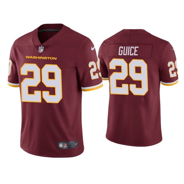 Men Vapor Limited Derrius Guice Washington Football Team Burgundy Jersey