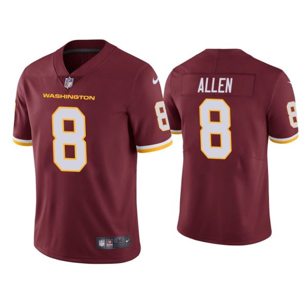 Men Vapor Limited Kyle Allen Washington Football Team Burgundy Jersey