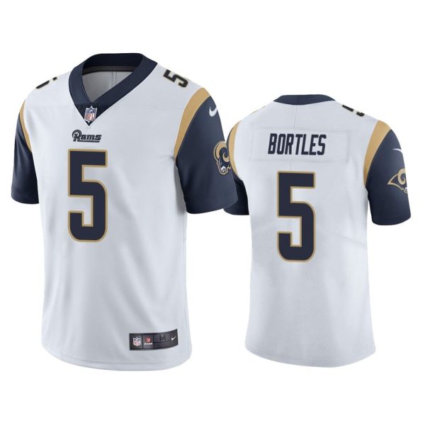 Men Vapor Untouchable Limited Blake Bortles #5 Los Angeles Rams White Jersey