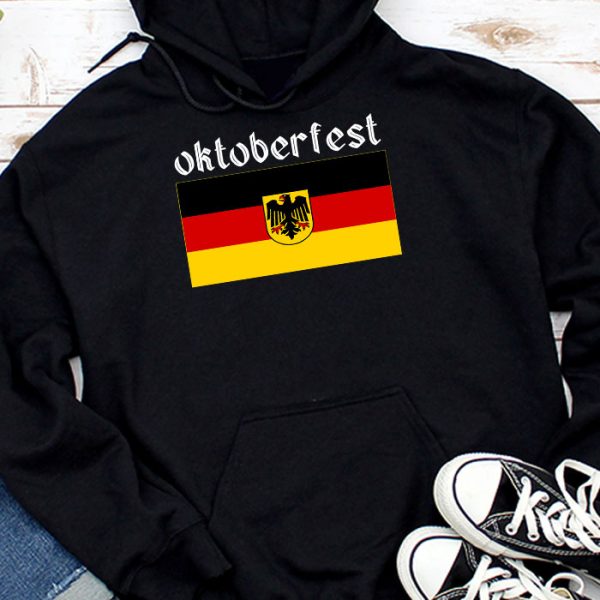 OKTOBERFEST Vintage German Flag Coat of Arms Banner Crest T-Shirt TH797