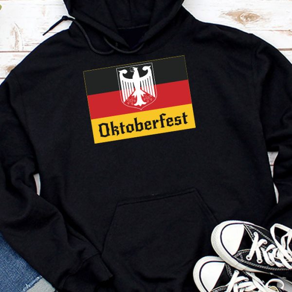 OKTOBERFEST Vintage German Flag Coat of Arms Banner Crest T-Shirt TH798