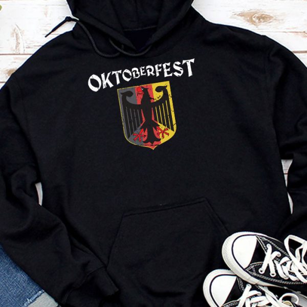 OKTOBERFEST Vintage German Flag Coat of Arms Banner Crest T-Shirt TH799