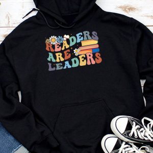 Readers Are Leaders Reading Book Lovers Teacher Women Kids Hoodie TH827