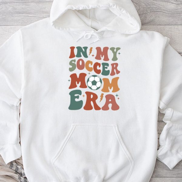 Retro Groovy In My Soccer Mom Era Hoodie TH676