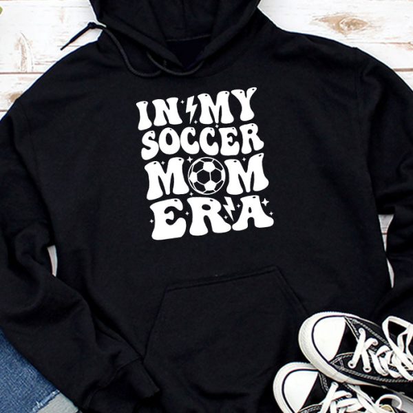 Retro Groovy In My Soccer Mom Era Hoodie TH677