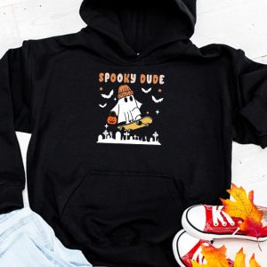 Skateboard Boo Spooky Jack O Lantern Halloween Costumes Boys Hoodie TH823