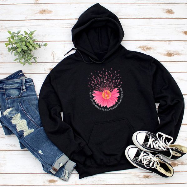 Sunflower Breast Cancer Awareness Pink Ribbon In October Hoodie TH620