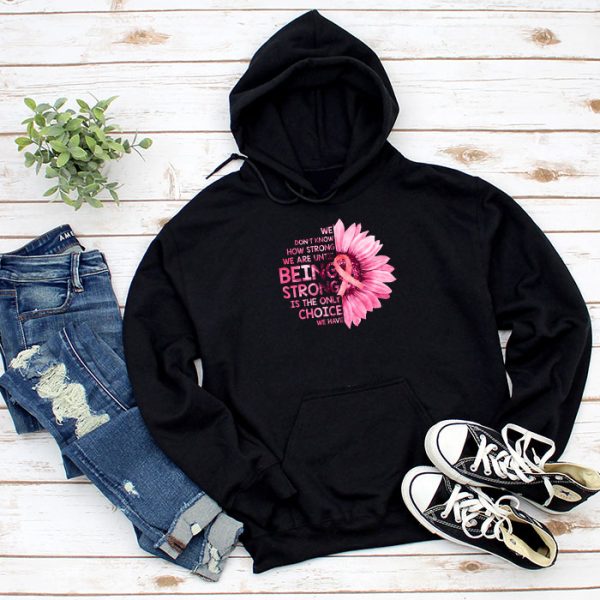 Sunflower Breast Cancer Awareness Pink Ribbon In October Hoodie TH621