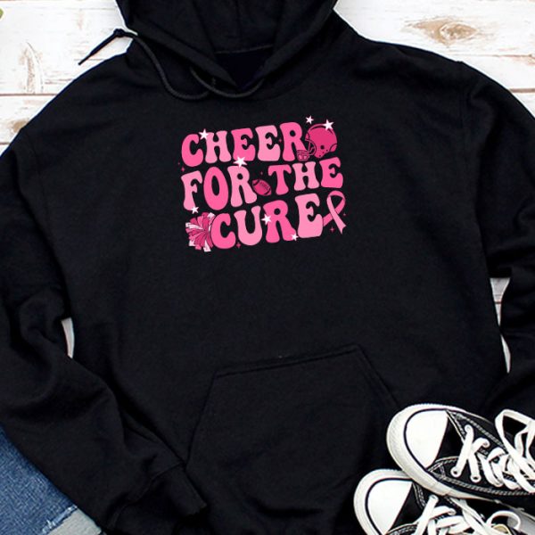 Support Pink Out Cheer For A Cures Breast Cancer Month Funny Hoodie TH881