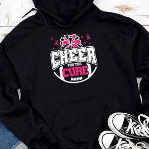 Support Pink Out Cheer For A Cures Breast Cancer Month Funny Hoodie TH883