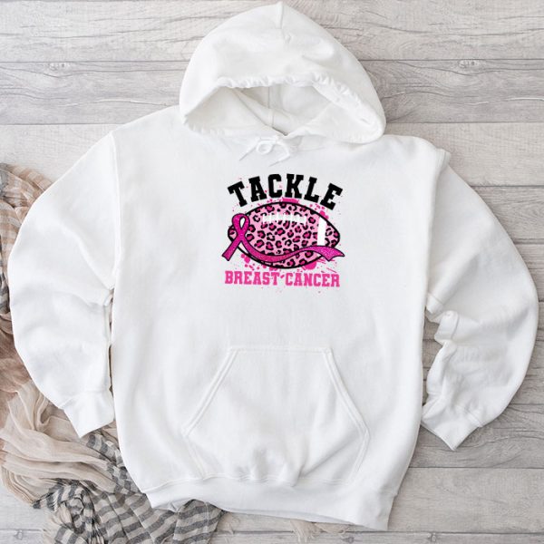 Tackle Football Pink Ribbon Breast Cancer Awareness Hoodie TH545