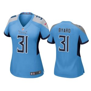 Tennessee Titans #31 Light Blue Kevin Byard Game Jersey - Women
