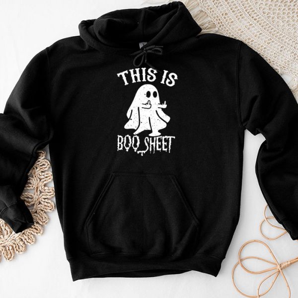 This Is Boo Sheet Spider Decor Ghost Spooky Halloween Hoodie TH604