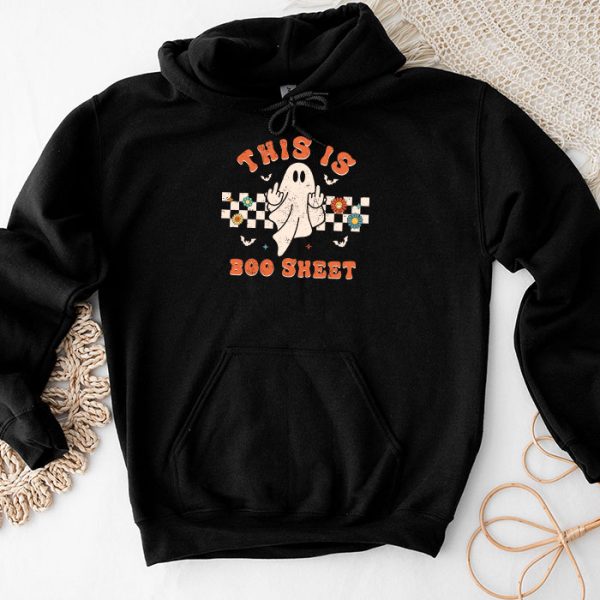 This Is Boo Sheet Spider Decor Ghost Spooky Halloween Hoodie TH606