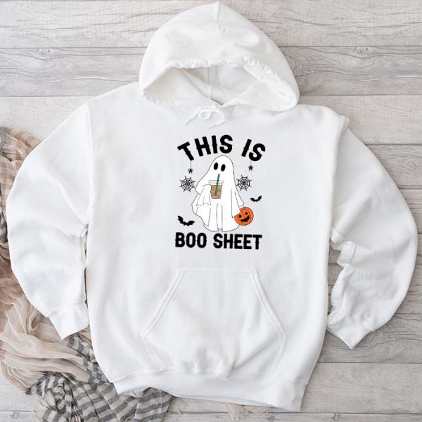 This Is Boo Sheet Spider Decor Ghost Spooky Halloween Hoodie TH608