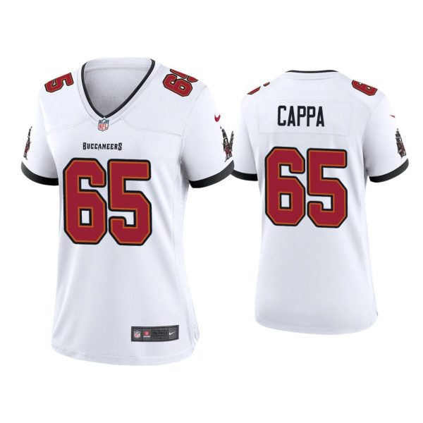 Women 2020 Alex Cappa Tampa Bay Buccaneers White Game Jersey